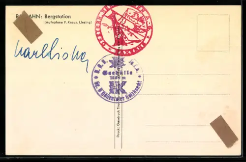 AK Raxbahn Bergbahnstation an einer Klippe