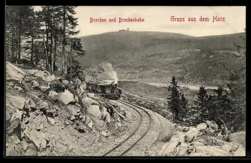 AK Harz, Brocken und Brocken-Bergbahn