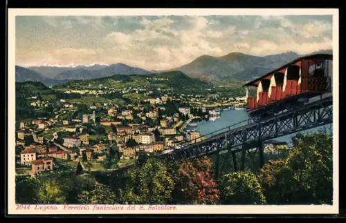 AK Lugano, Ferrovia funicolare del S. Salvatore, Bergbahn