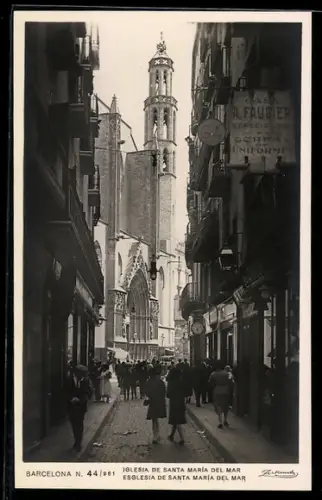AK Barcelona, Iglesia de Sta. Maria del Mar