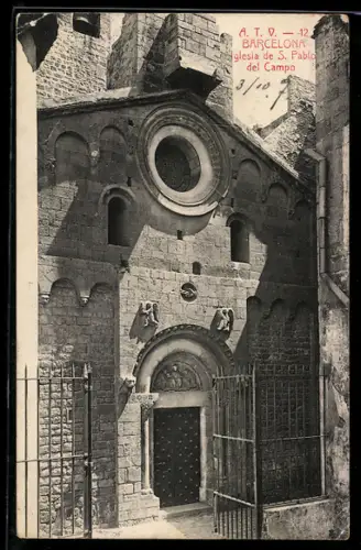 AK Barcelona, Iglesia de S. Pablo del Campo