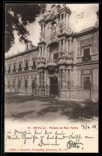 AK Sevilla, Palacio de San Telmo