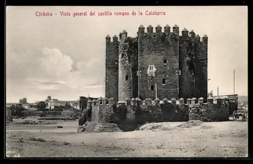AK Córdoba, Vista general del castillo romano de la Calahorra