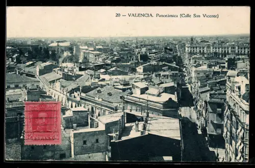 AK Valencia, Panorama, Calle San Vicente