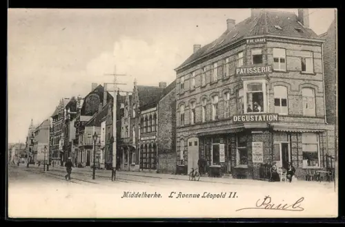 AK Middelkerke, L`Avenue Léopold II.