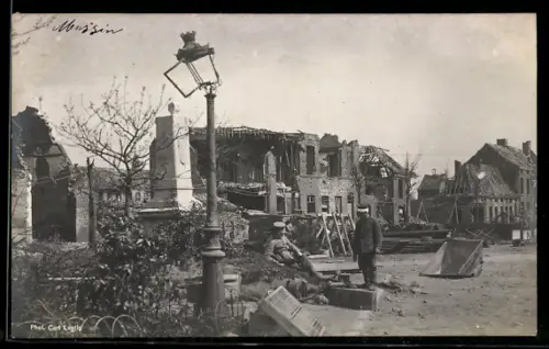 AK Messines, Maisons détruites