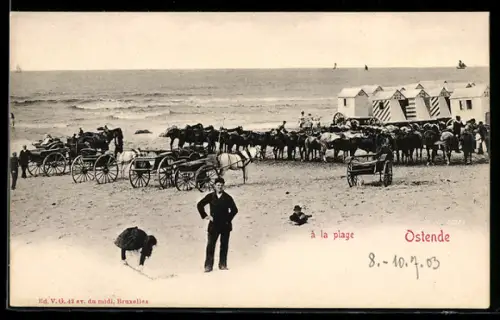 AK Ostende, À la plage