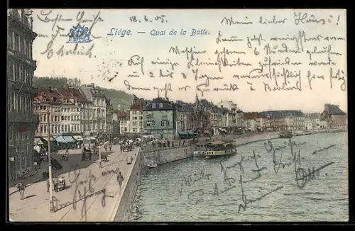 AK Liége, Quai de la Batte