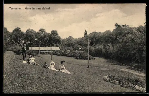 AK Tervueren, Gare du tram vicinal