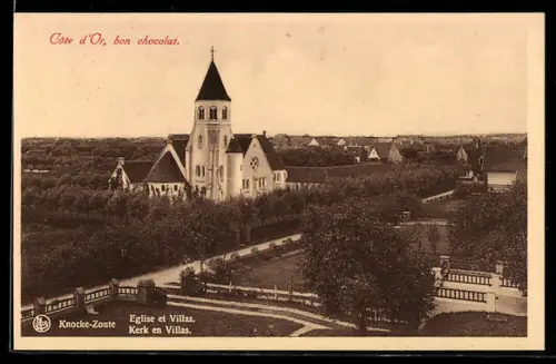 AK Knocke-Zoute, Eglise et Villas