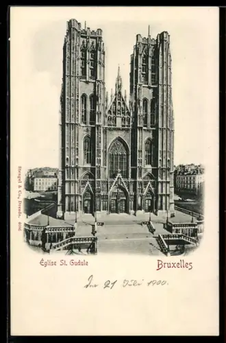 AK Bruxelles, Eglise St. Gudule