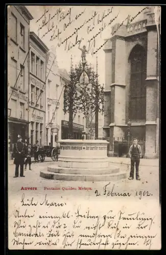 AK Anvers, Fontaine Quinten Metzys