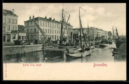 AK Bruxelles, Partie d`un canal