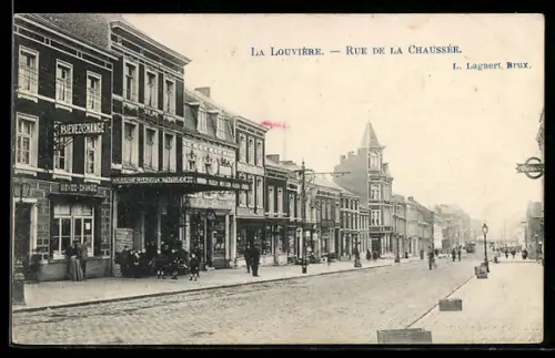 AK La Louvière, Rue de la Chaussée