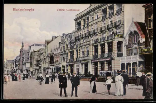 AK Blankenberghe, L`Hotel Continental