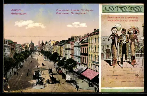 AK Anvers, Panorama, Avenue De Keyser