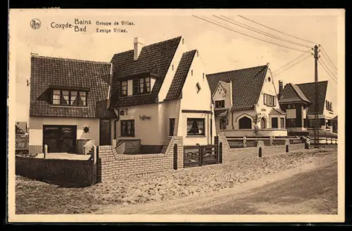 AK Coxyde-Bains, Groupe de Villas