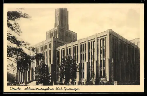 AK Utrecht, Administratiegebouw Ned. Spoorwegen