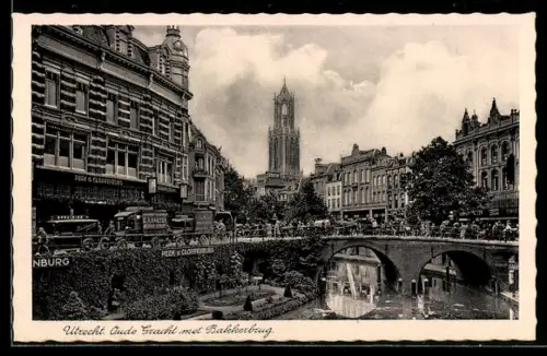 AK Utrecht, Oude Gracht met Bakkerbrug