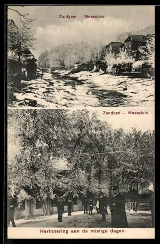 AK Maassluis, Zandpad, Zuidgeer, Herinnering aan de mistige dagen