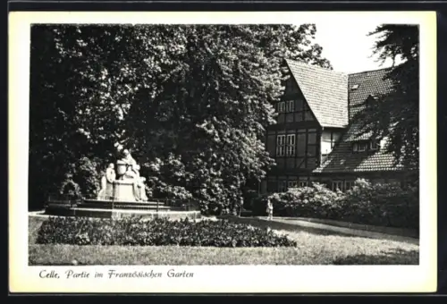 AK Celle, Partie im Französischen Garten