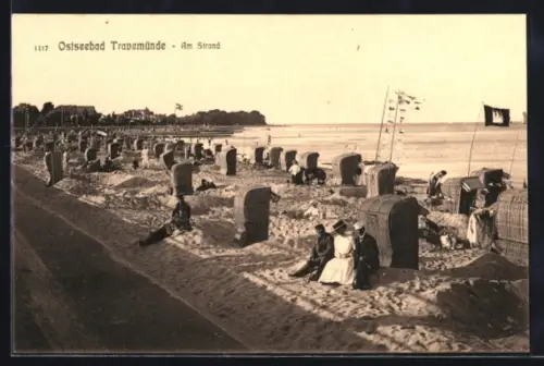 AK Travemünde, Partie am Strand