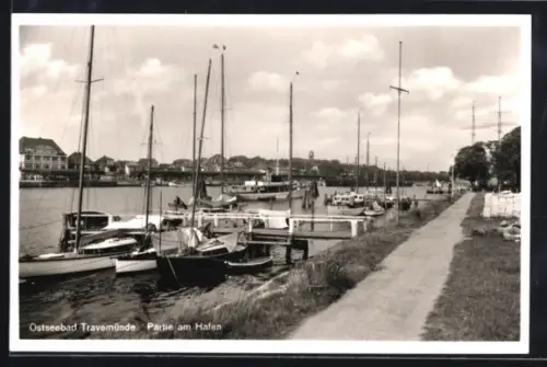 AK Travemünde, Partie am Hafen