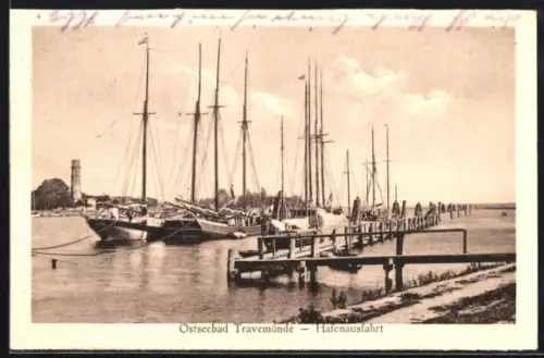 AK Travemünde, Hafenausfahrt