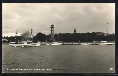 AK Travemünde, Partie am Hafen