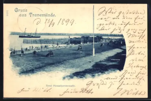 AK Travemünde, Neue Strandpromenade