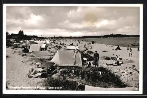AK Travemünde-Priwall, Strandleben