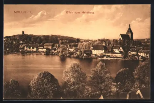 AK Mölln i. L., Blick vom Heidberg