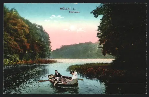 AK Mölln i. L., Ruderpartie auf dem Schmalsee