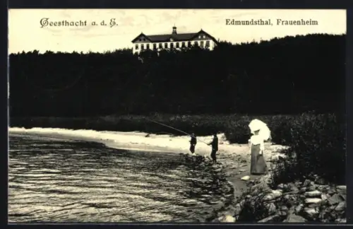AK Geesthacht a. d. E., Heilstätte Edmundsthal, Frauenheim