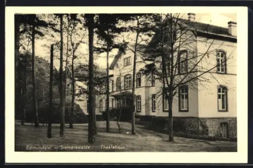 AK Geesthacht /Elbe, Heilstätte Edmundstal-Siemerswalde, Theklahaus