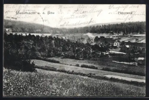 AK Geesthacht a. d. Elbe, Panorama