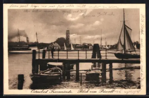 AK Travemünde, Blick vom Priwall