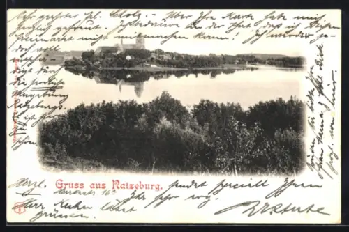 AK Ratzeburg, Panorama mit Kirche