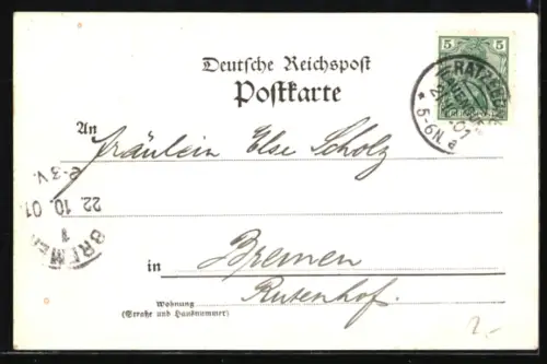 AK Ratzeburg, Panorama mit Kirche