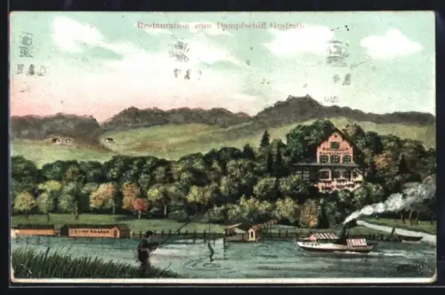 AK Grafrath, Restaurant zum Dampfschiff