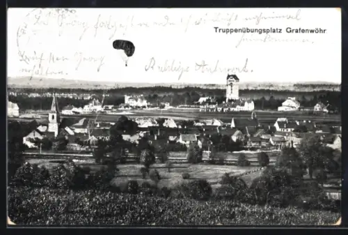 AK Grafenwöhr, Truppenübungsplatz, Ortsansicht