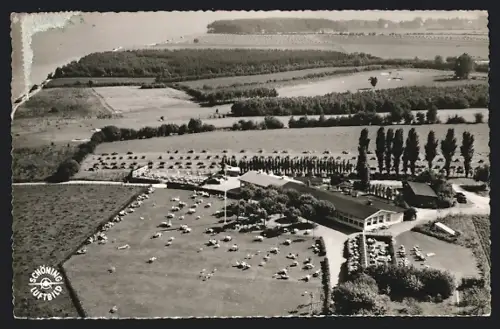AK Travemünde, Restaurant und Café Hermannshöhe, Inh. B. Beythin, Liegewiese
