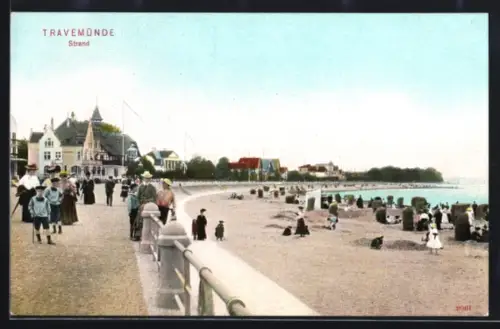 AK Travemünde, Strand und Promenade