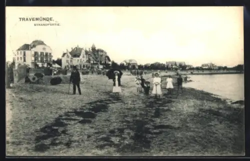 AK Travemünde, Strandpartie