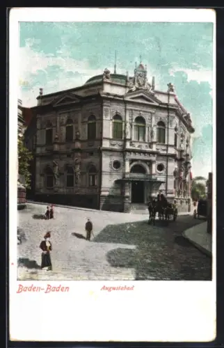 AK Baden-Baden, Ansicht vom Augustabad