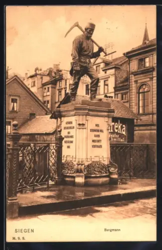 AK Siegen, Bergmann-Denkmal