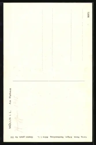 AK Mölln i. L., Partie am Rathaus