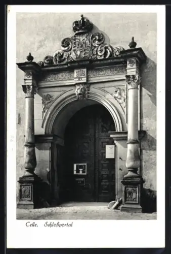AK Celle, Ansicht vom Schlossportal