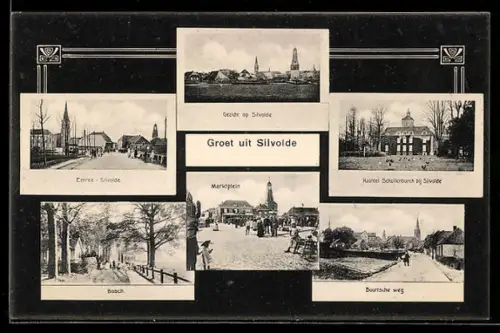 AK Silvolde, Buurtsche Weg, Bosch, Kasteel Schuilenburch