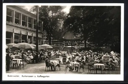 AK Badenweiler, Kurterrassen und Kaffeegarten